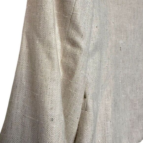 Vintage The Villager Blazer Women 10 Cream Pockets Button Union Made in The USA - Picture 5 of 9